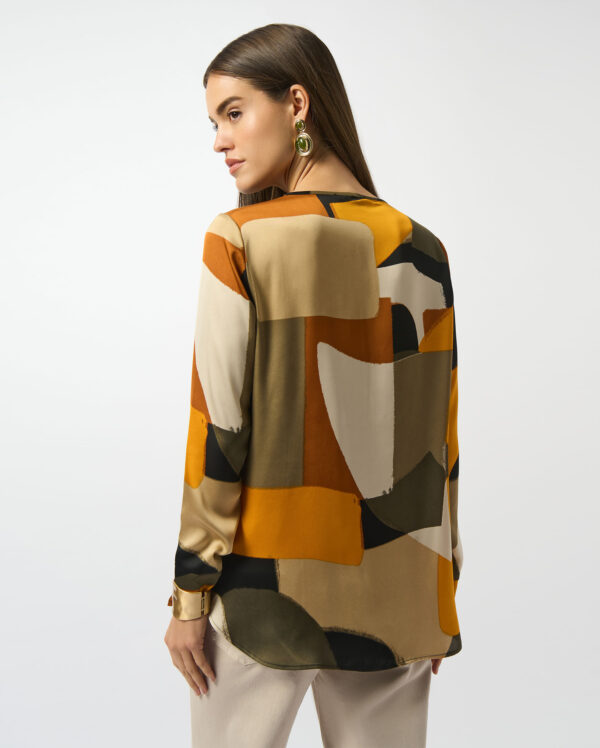 Black/Multi Cover-up Top - Image 4