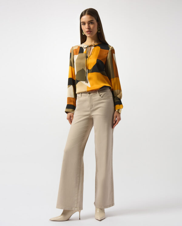Black/Multi Cover-up Top - Image 3
