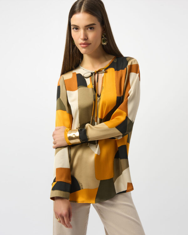 Black/Multi Cover-up Top - Image 2