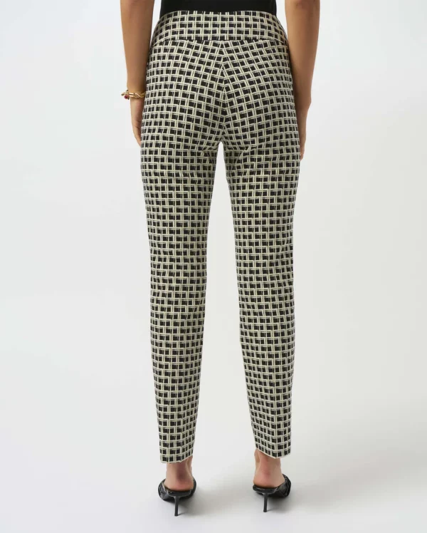 Black/Off-White Strait-Leg Pants - Image 3