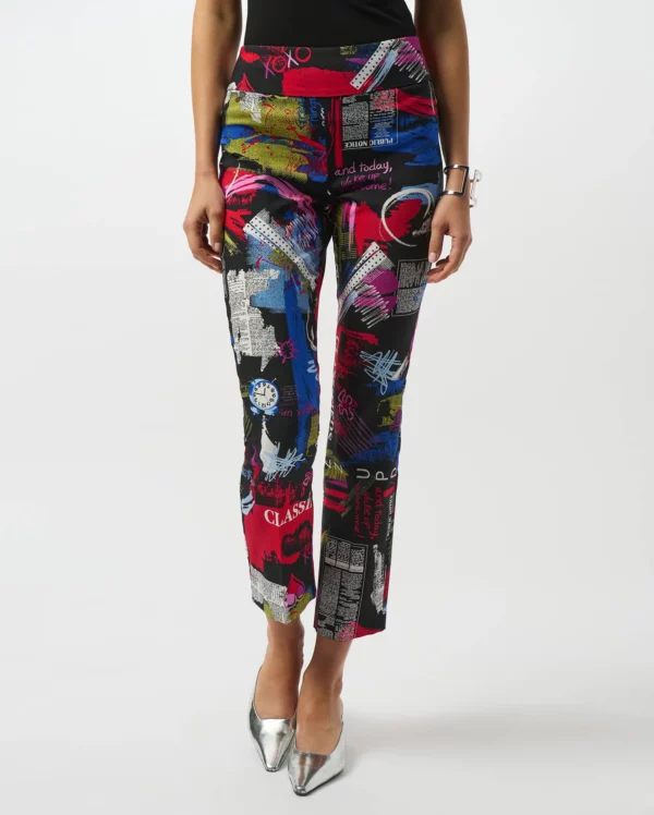 Millennium Print Straight Leg Pull-On Pants - Image 2