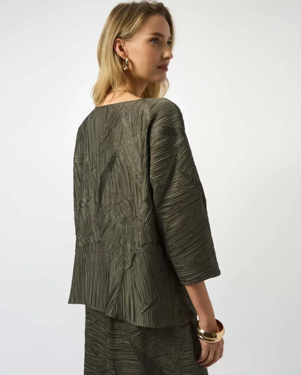Pleated Satin Boxy Top - Image 3