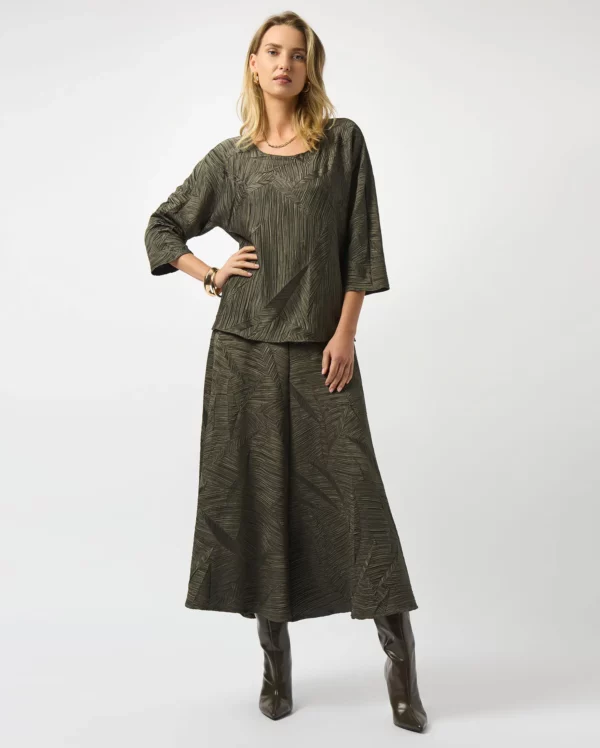 Pleated Satin Boxy Top - Image 2