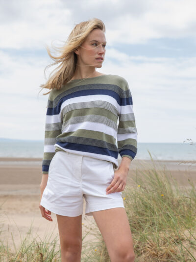Slash Neck Sweater