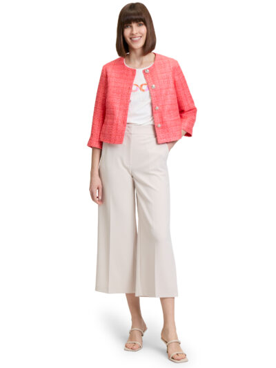 Blazer Jacket Short 3/4 Sleeve