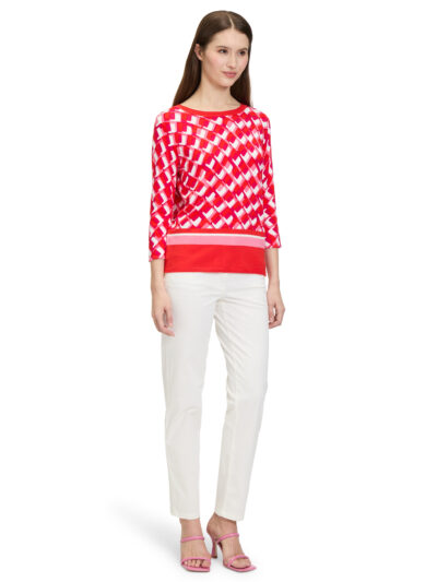Knitted Pullover Short 3/4 Sleeve