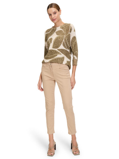 Knitted Pullover Short 3/4 Sleeve