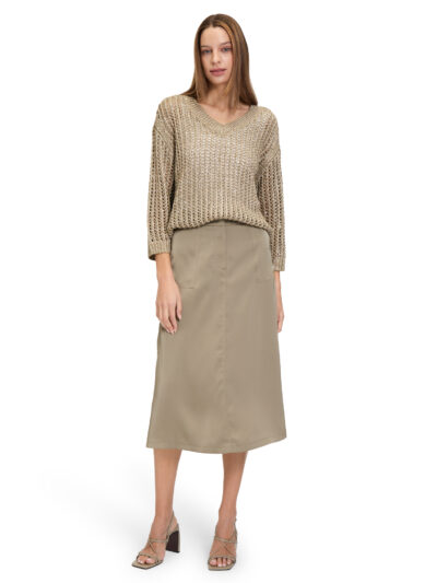 Knitted Pullover Short 3/4 Sleeve