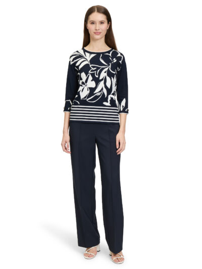 Knitted Pullover Short 3/4 Sleeve