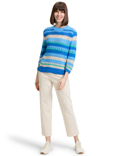 Knitted Pullover Short 3/4 Sleeve