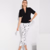 millennium print straight‑leg pants