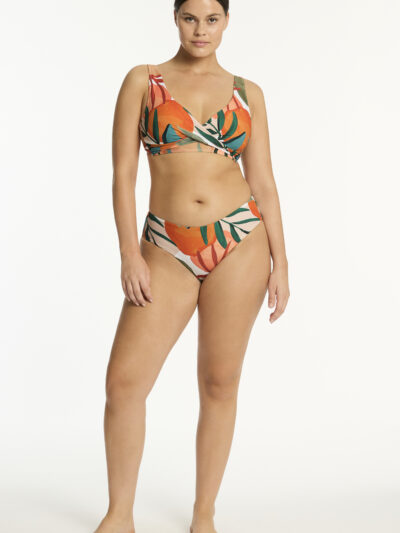 Tropaluxe Cross-Front Mid Bikini Set