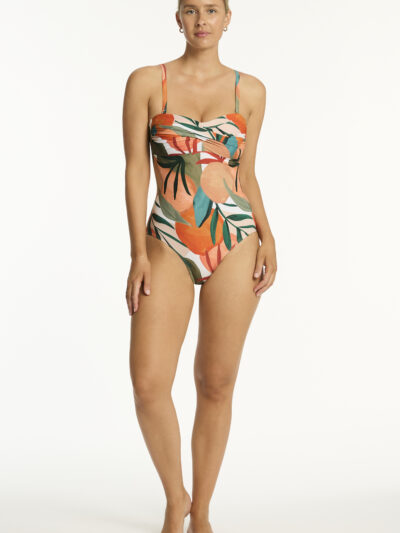 Tropaluxe Twist Bandeau One Piece