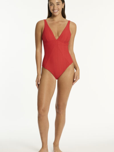 Caracus Scoop Back Panel Line One Piece