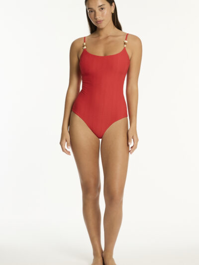 Caracus Scoop Neck One Piece