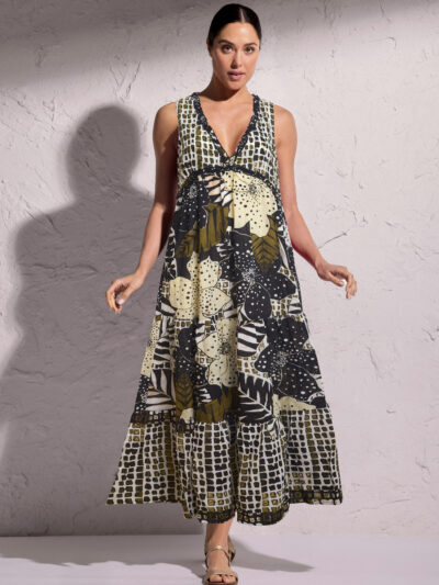 BEA SLEEVELESS MAXI DRESS