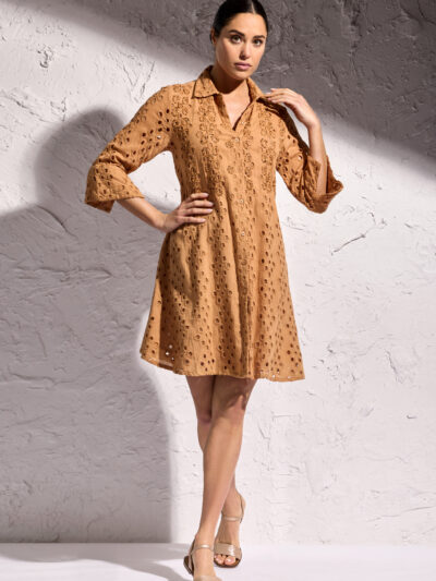 ROMINA 3/4 SLEEVES SHIRT DRESS
