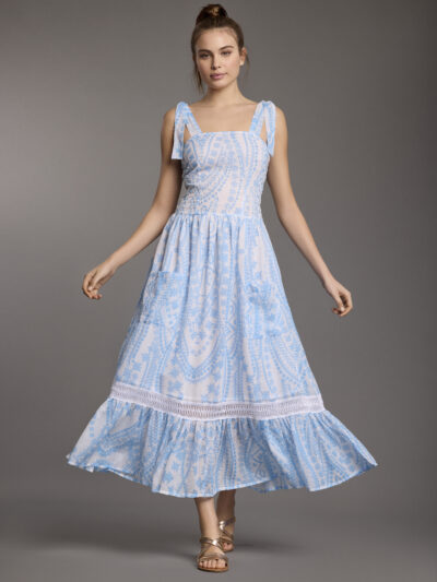 MELISSA SLEEVELESS MAXI DRESS