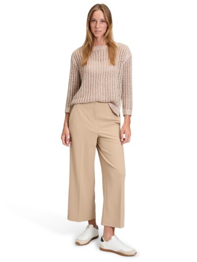 Knitted Pullover Short 3/4 Sle