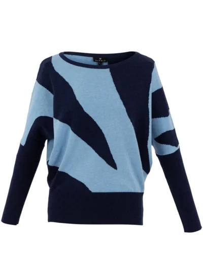 MB BOAT NECK KNIT - NAVY