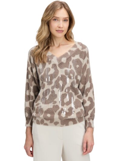 Knitted Pullover Short 3/4 Sle