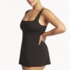 S76-SL1194ECO-Square-Neck-Tummy-Control-Swim-Dress-Black-22299-Bond-Eye-Sealevel-D3-1750