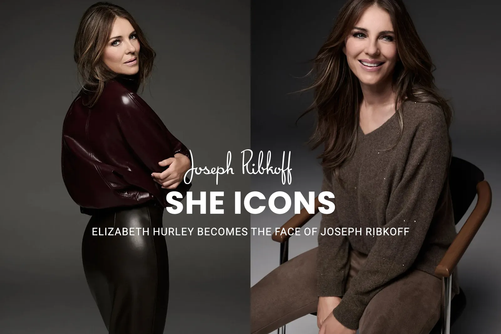 Elizabeth Hurley Becomes the Face of Joseph Ribkoff